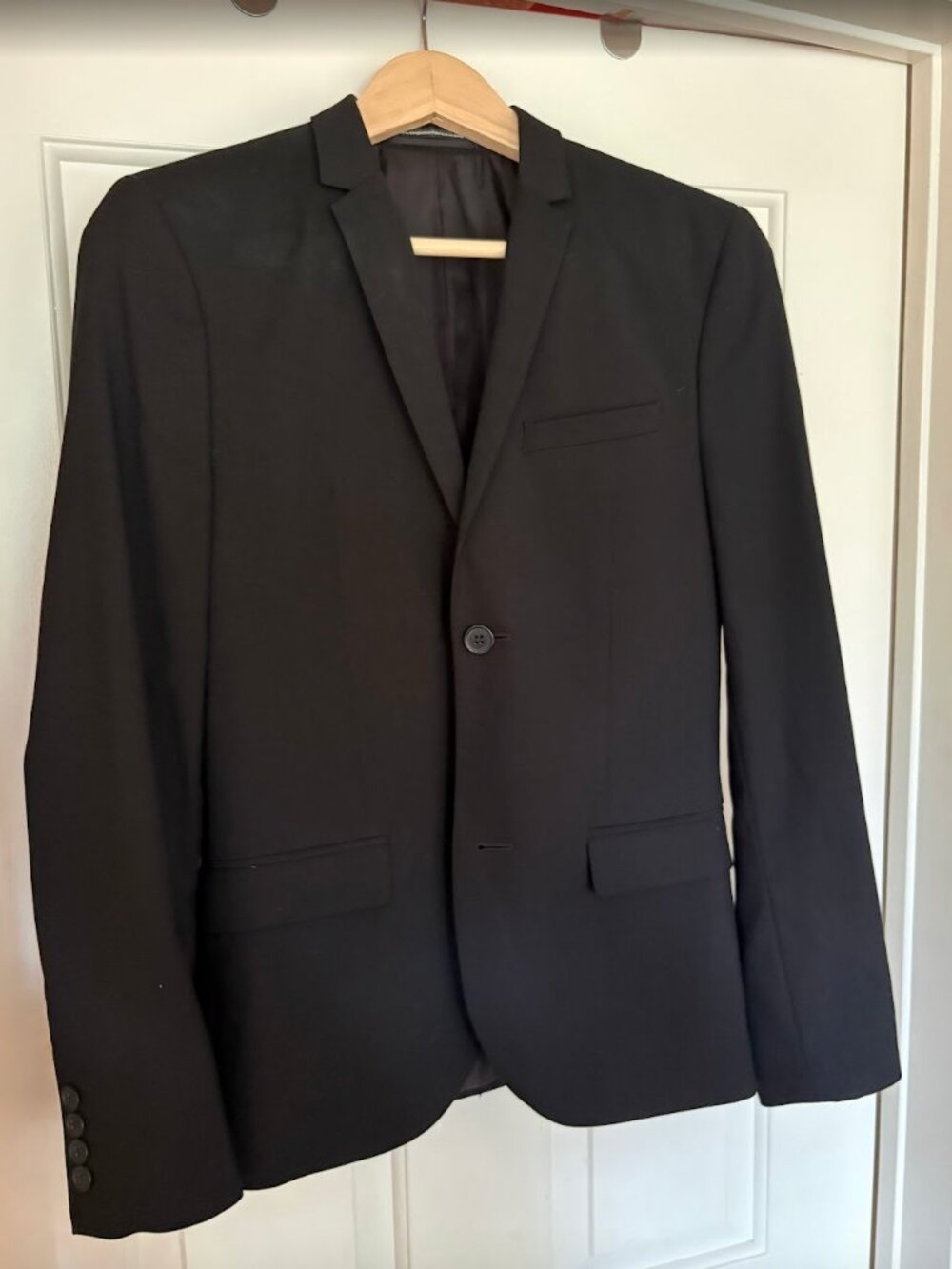 H&M 34R Skinny black blazer